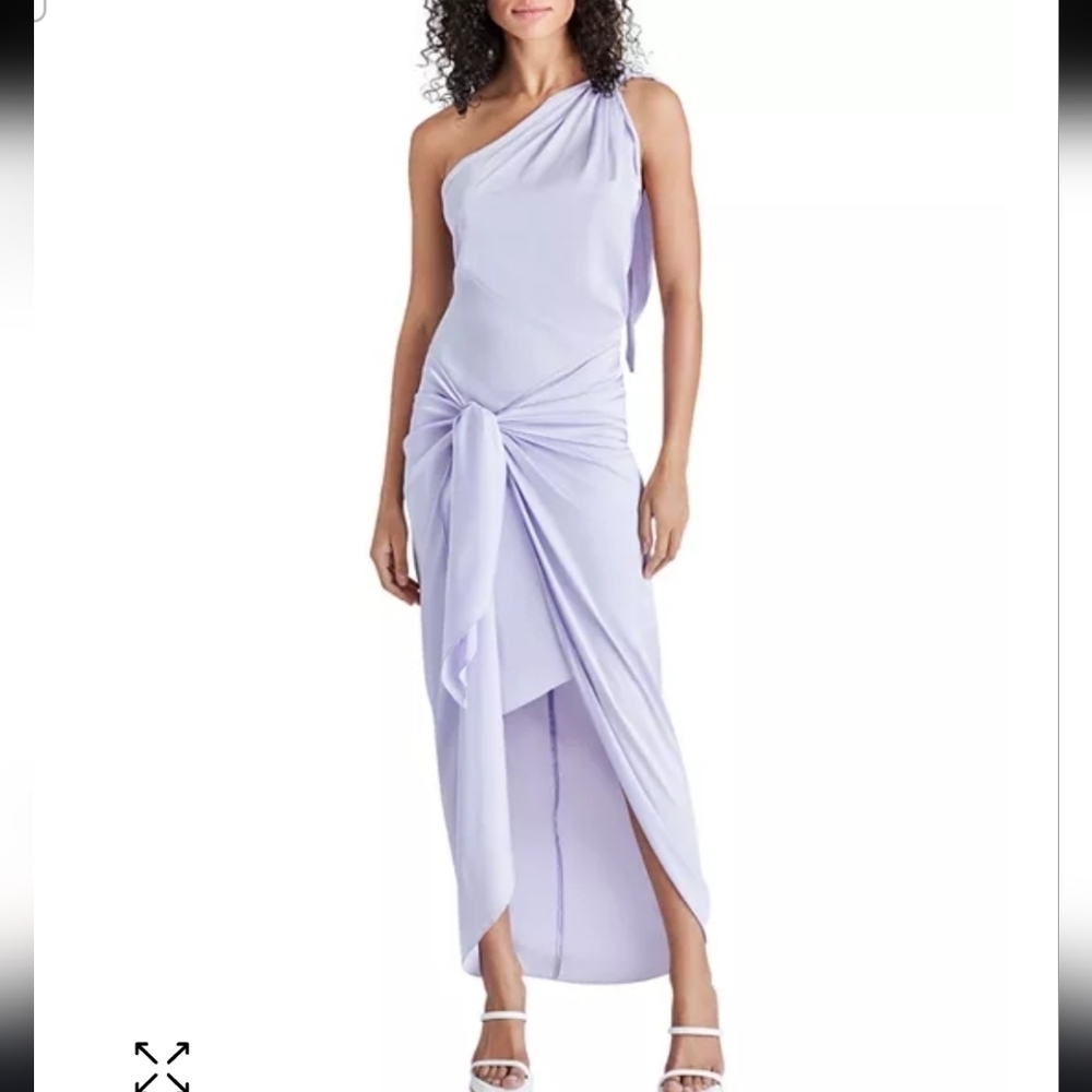 Steve Madden Purple One Shoulder Gown NWT Size Large